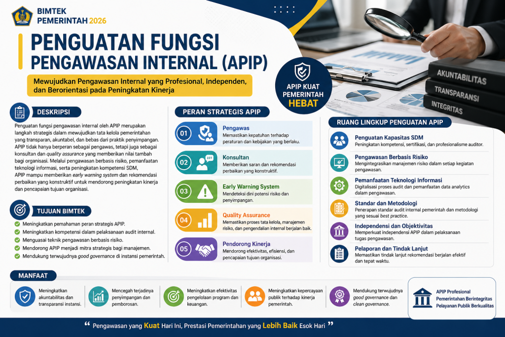 Penguatan fungsi pengawasan internal (APIP)