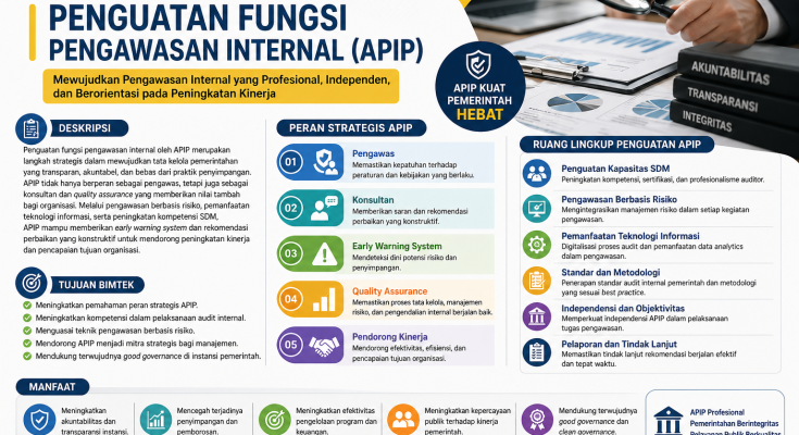 Penguatan fungsi pengawasan internal (APIP)