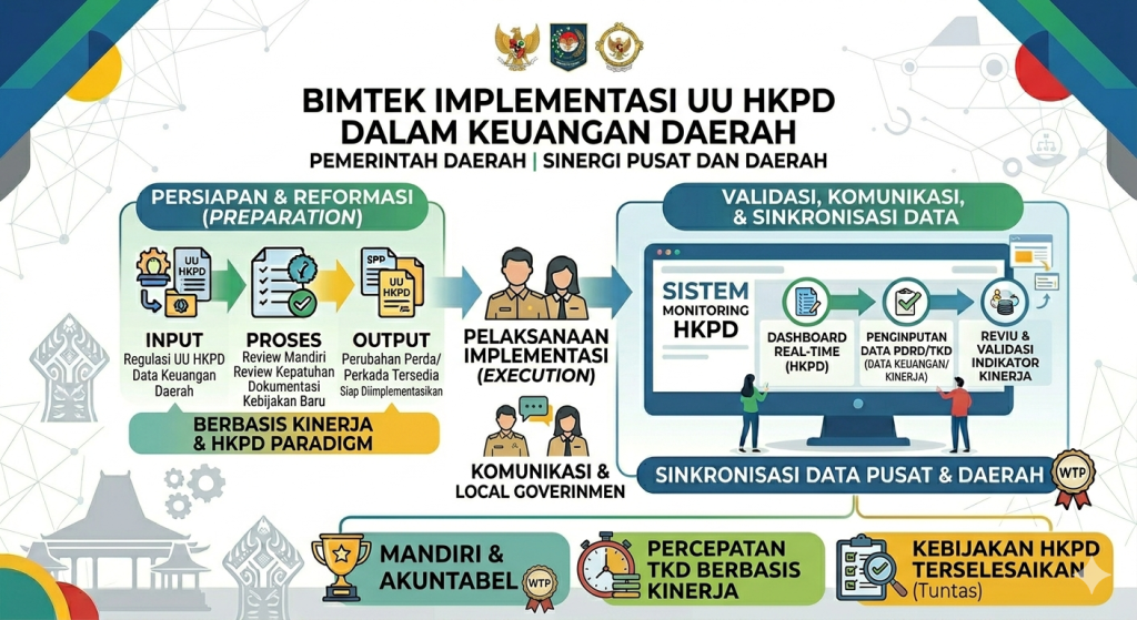 Bimtek Implementasi UU HKPD dalam Keuangan Daerah