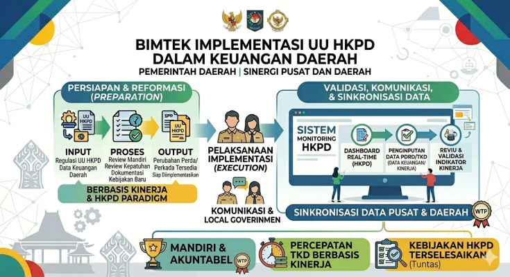 Bimtek Implementasi UU HKPD dalam Keuangan Daerah