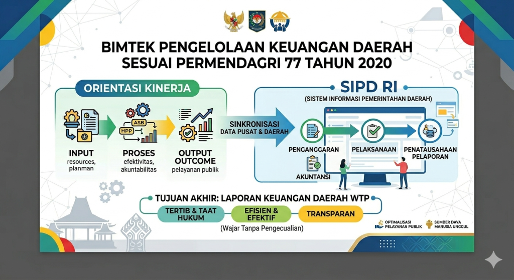 Bimtek Pengelolaan Keuangan Daerah (Permendagri 77/2020)