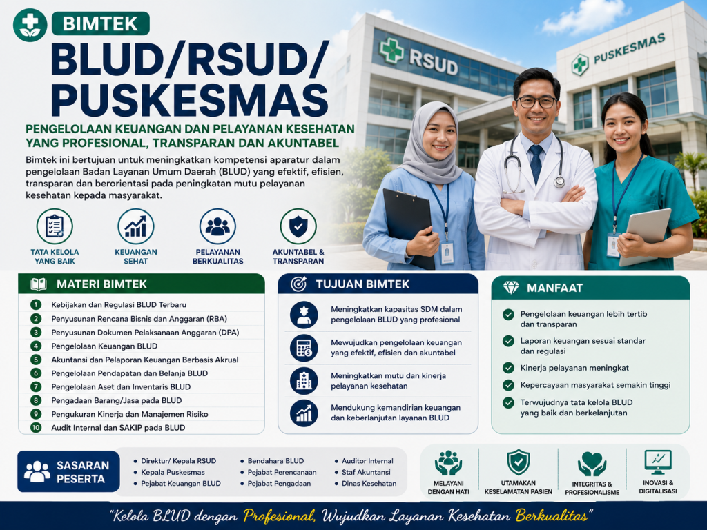 Potret Bimtek BLUD / RSUD / Puskesmas