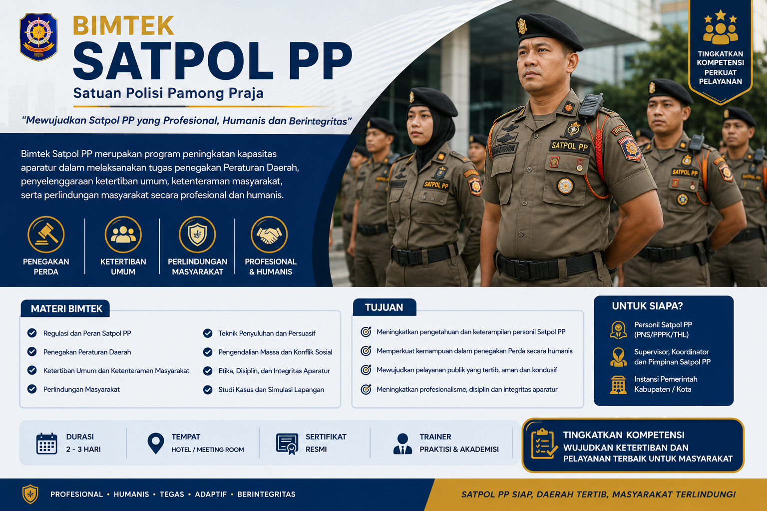 Poster Bimtek Satpol PP
