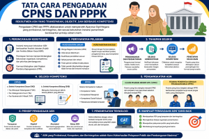poster Tata Cara Pengadaan CPNS dan PPPK