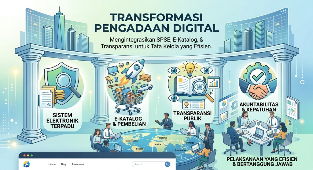 Poster Bimtek PbjSistem Pengadaan Secara Elektronik (SPSE)