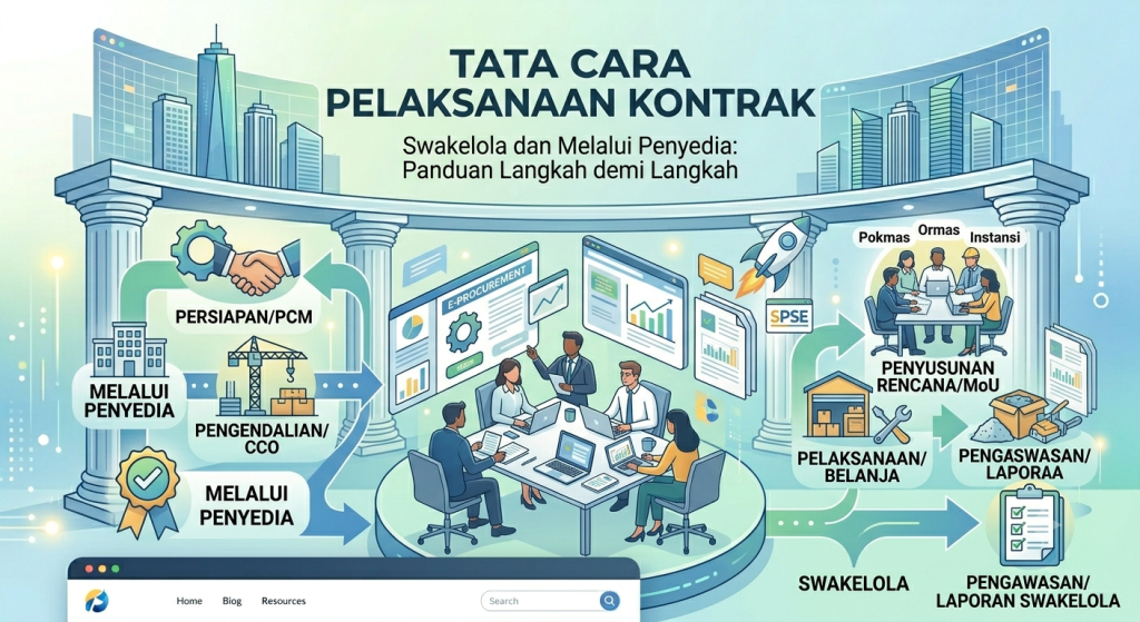 poster Bimtek Pbj Pelaksanaan Kontrak
