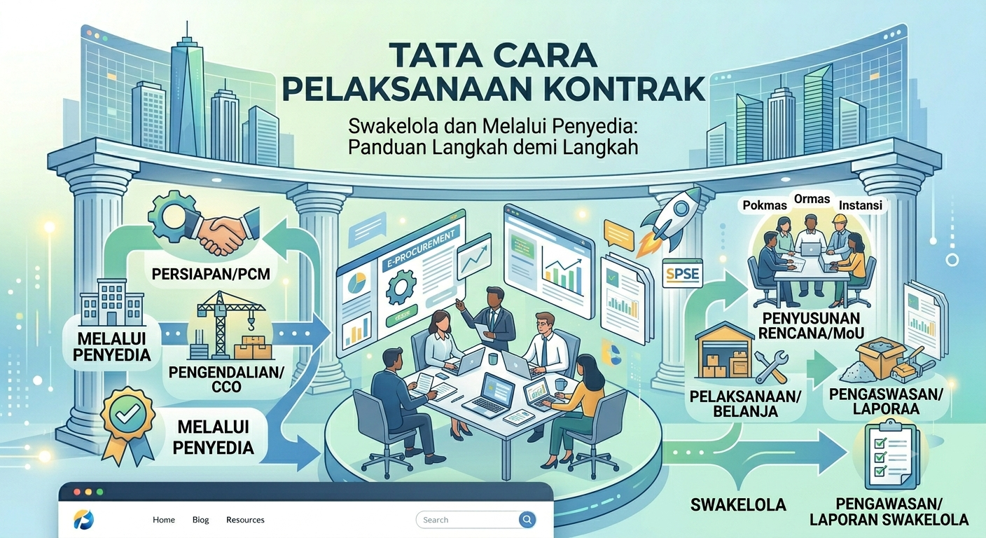 poster Bimtek Pbj Pelaksanaan Kontrak