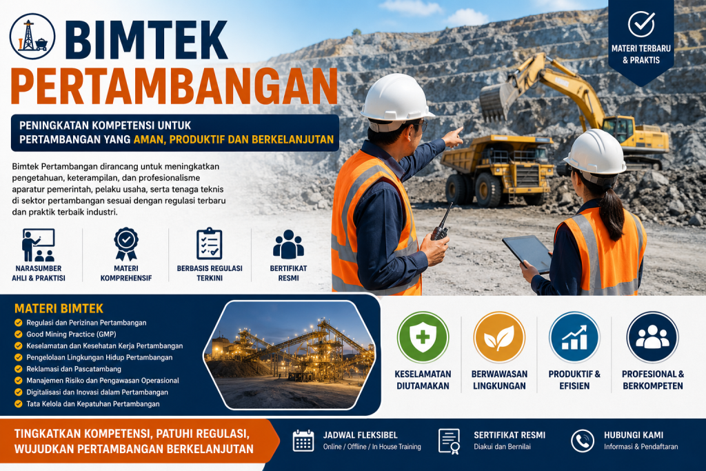 Poster Bimtek Pertambangan